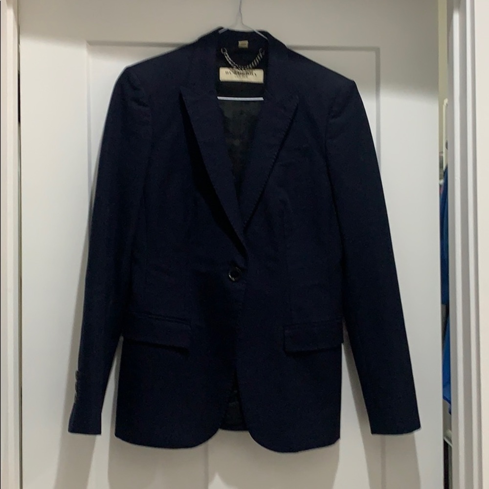 Burberry London Women’s Navy Blue Blazer